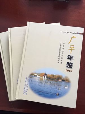 《廣平年鑒》2019出版發(fā)行 記錄時代發(fā)展，傳承地方文化